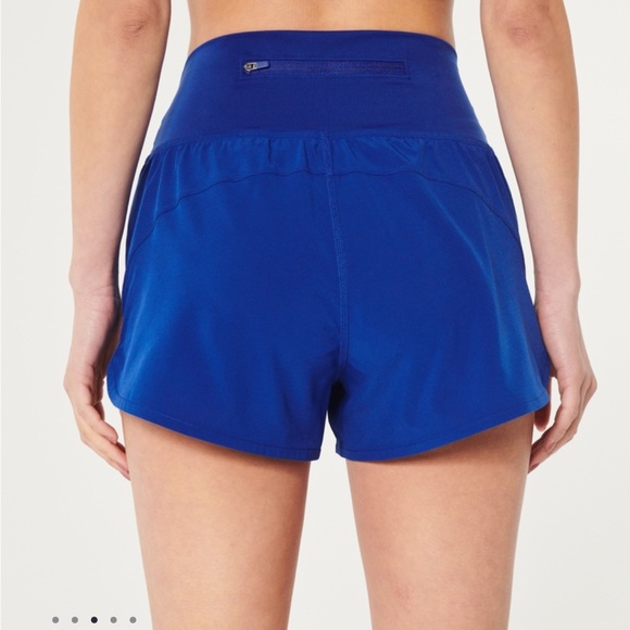 NWT Blue Hollister High Waist Short Short w/Center Zipper Pocket on Back, Size M - Picture 8 of 11
